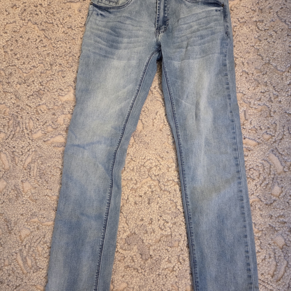 Steve's Jeans Mens Distressed Wash Skinny Jeans